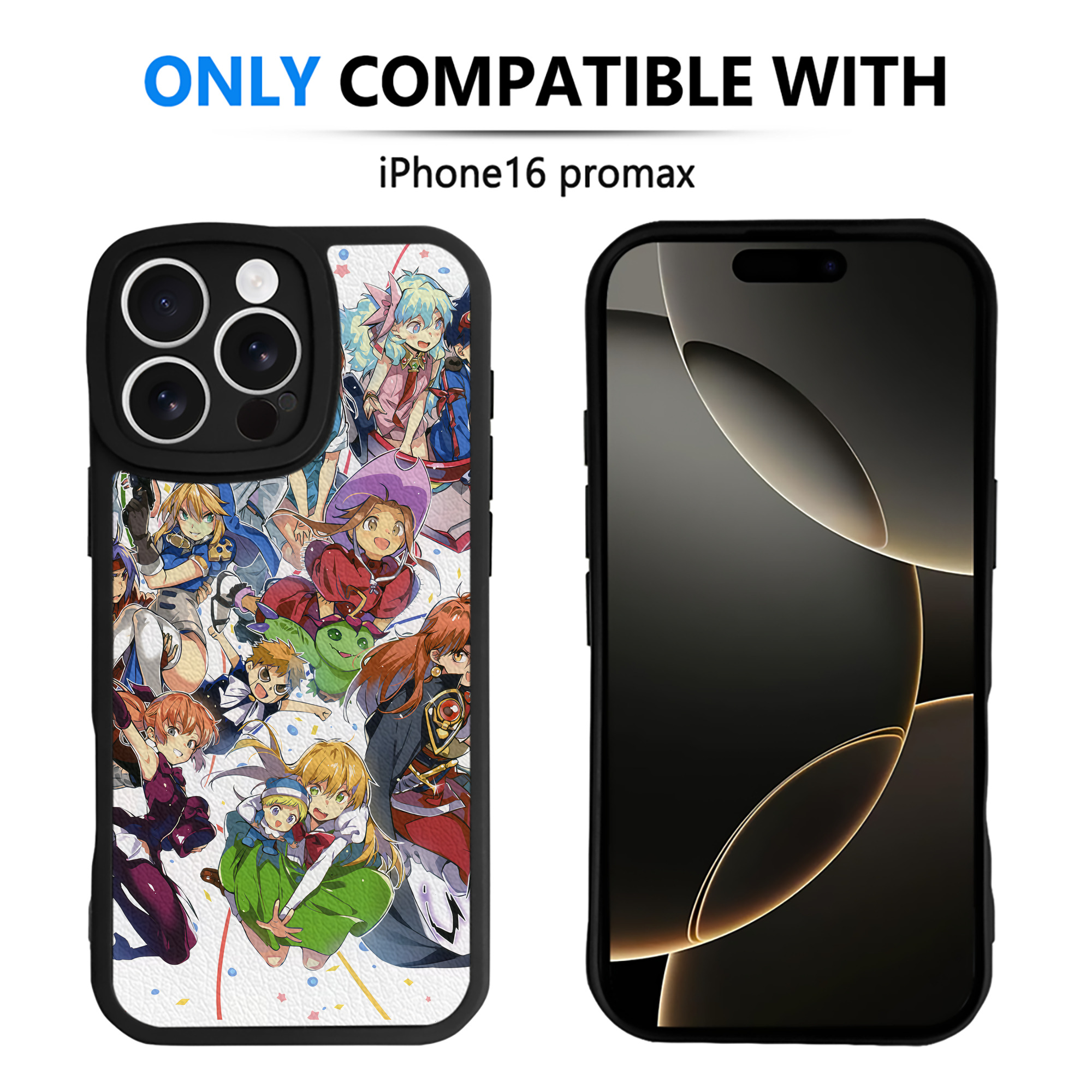（画像用） Digimon デジタルモンスター/デジモン 【iPhone 16シリーズ対応】シリコンスマホケース（レザー調） 材質：シリコン